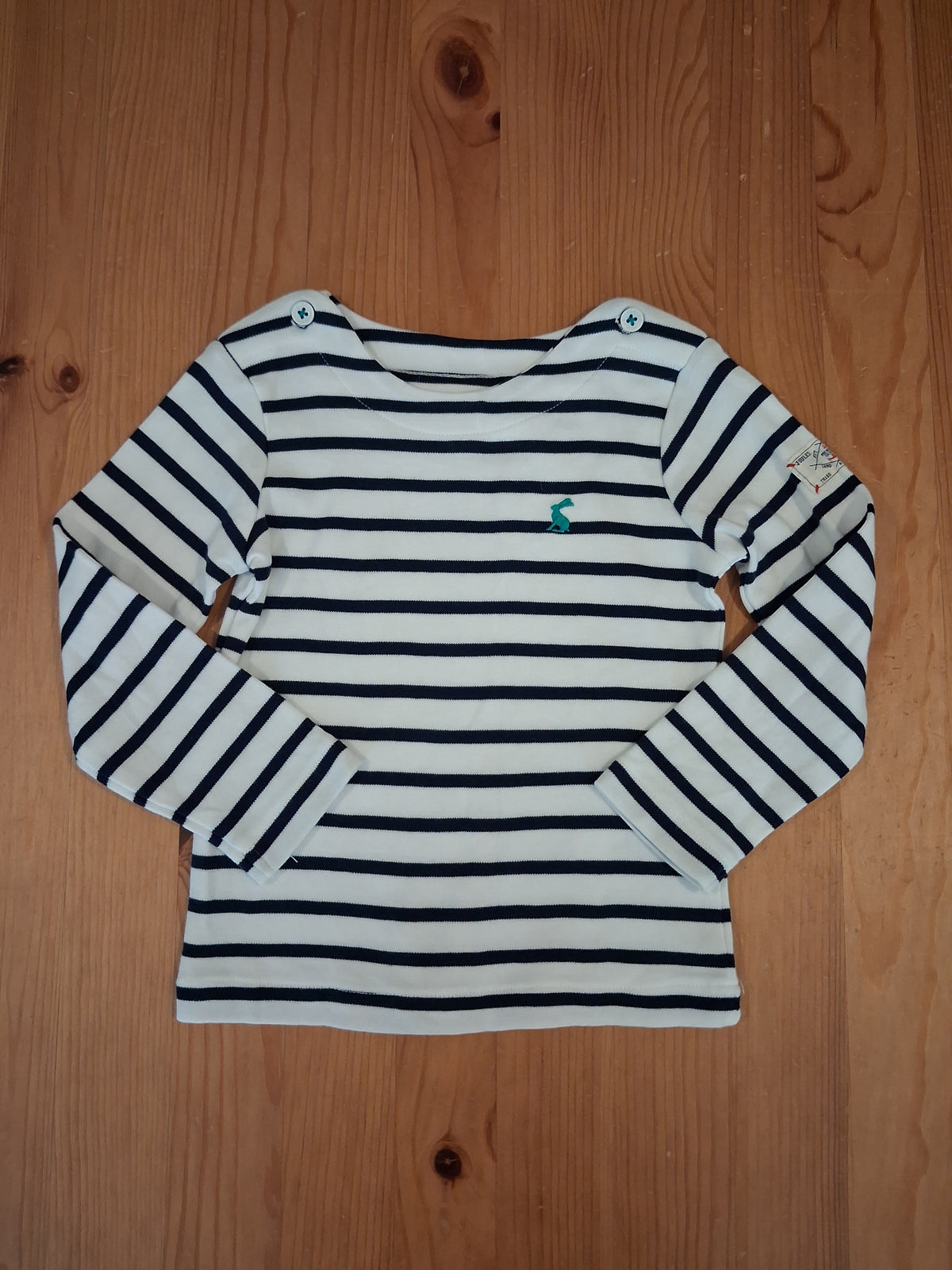 Striped Long Sleeve Top - Unisex 18-24 months - Joules