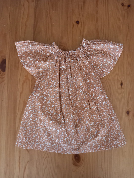 Handmade Floral Top - Girls 4-5 years - Winnie Woo Handmade Childrenswear