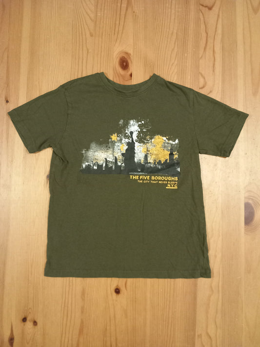 Green NYC T-Shirt - Boys 8-9 years - Primark