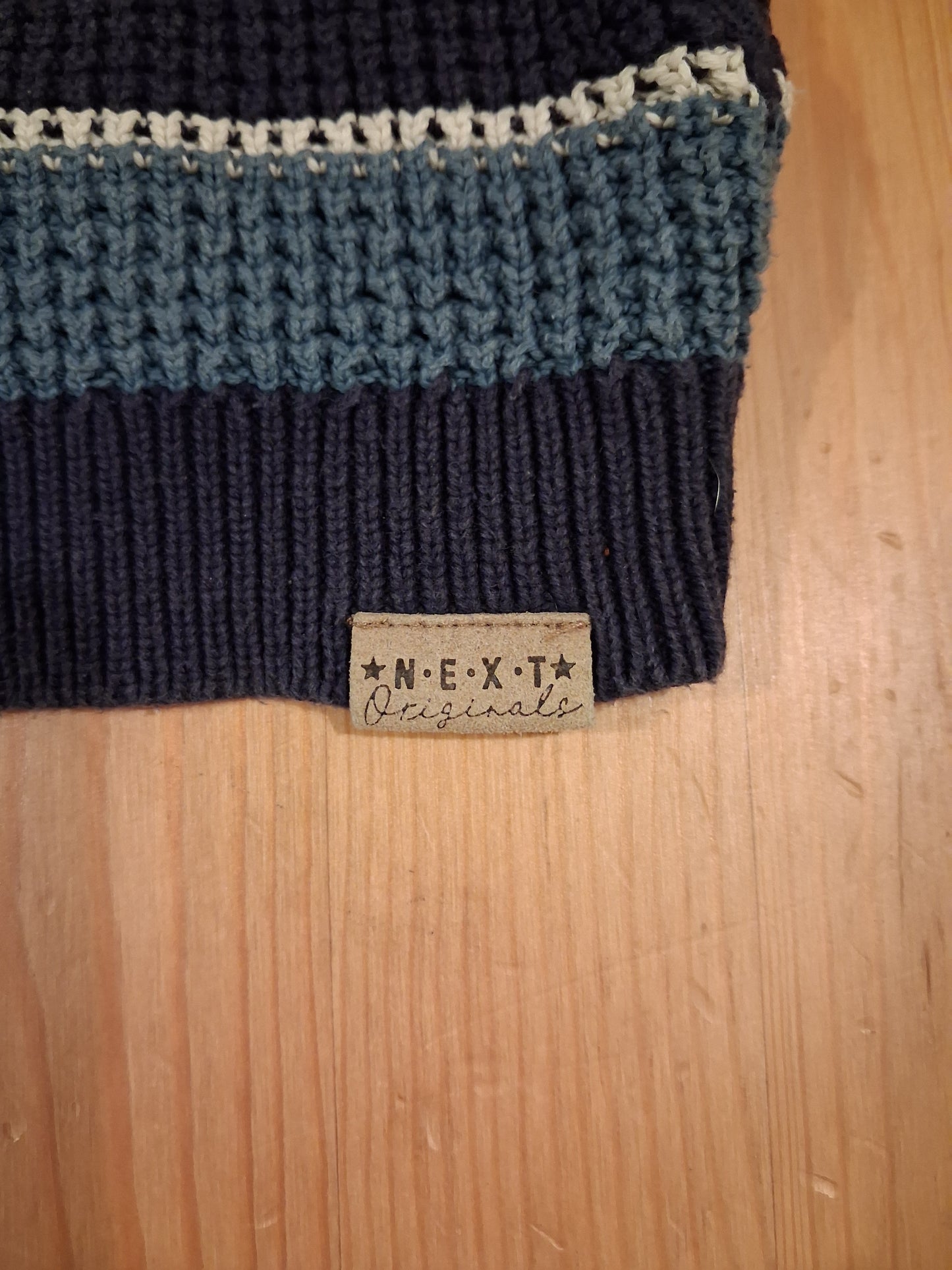 Striped Hooded Zipped Jumper With Pockets - Boys 18-24 months - Next