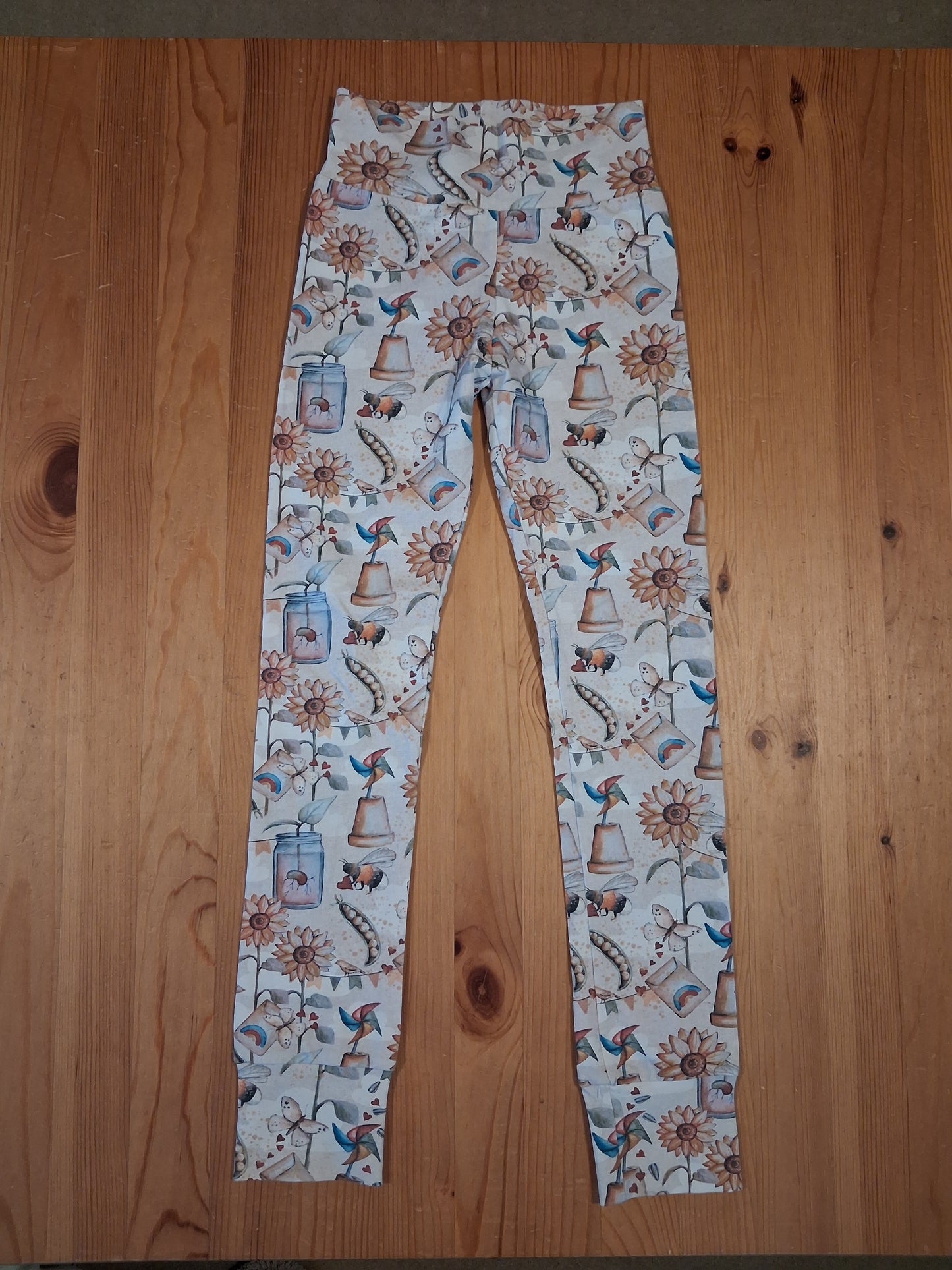 Handmade Garden Leggings - Girls 5-7 years - Bella & Coco