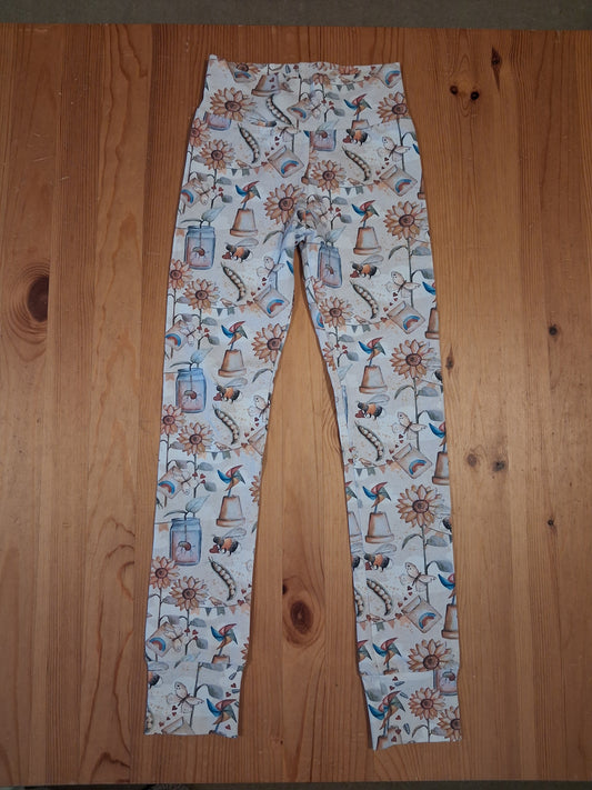 Handmade Garden Leggings - Girls 5-7 years - Bella & Coco