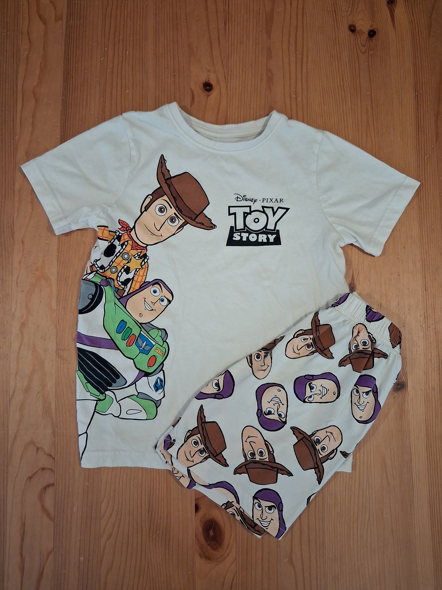 Woody & Buzz Toy Story Shorts Pyjamas - Boys 5-6 years - Disney Pixar At George