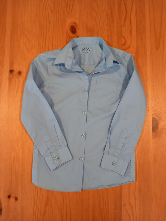 Blue Shirt - Boys 8-9 years - M&S