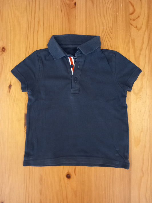 Navy Polo Shirt - Boys 2-3 years - Mothercare
