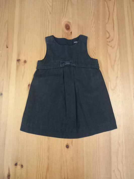 Lined Dark Denim Style Sleeveless Dress - Girls 18-24 months - Baby Gap
