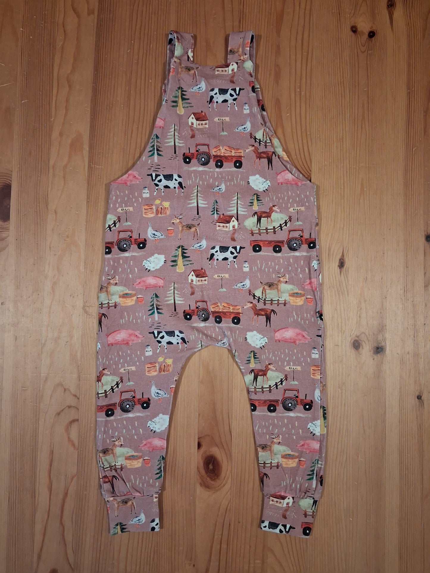 Handmade Farm Dungarees - Boys 18-24 months - Popsy & Mama