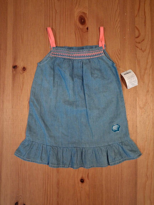 Denim Style Sleeveless Dress (BNWT) - Girls 12-18 months - Pep&Co
