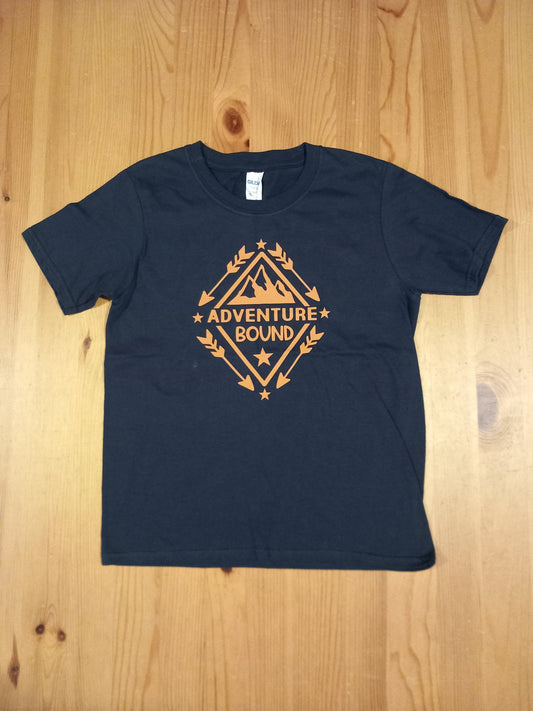 Navy 'Adventure Bound' T-Shirt - Boys 7-8 years - Brand Unknown