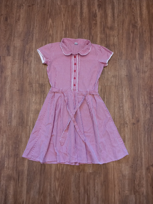 Red Check School Summer Dress - Girls 13 years - TU School