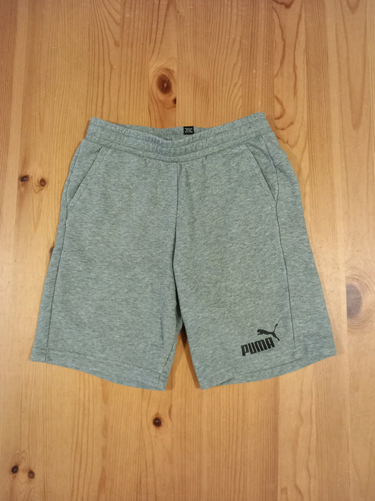 Grey Jersey Shorts With Adjustable Drawstring Waist - Boys 11-12 years - Puma