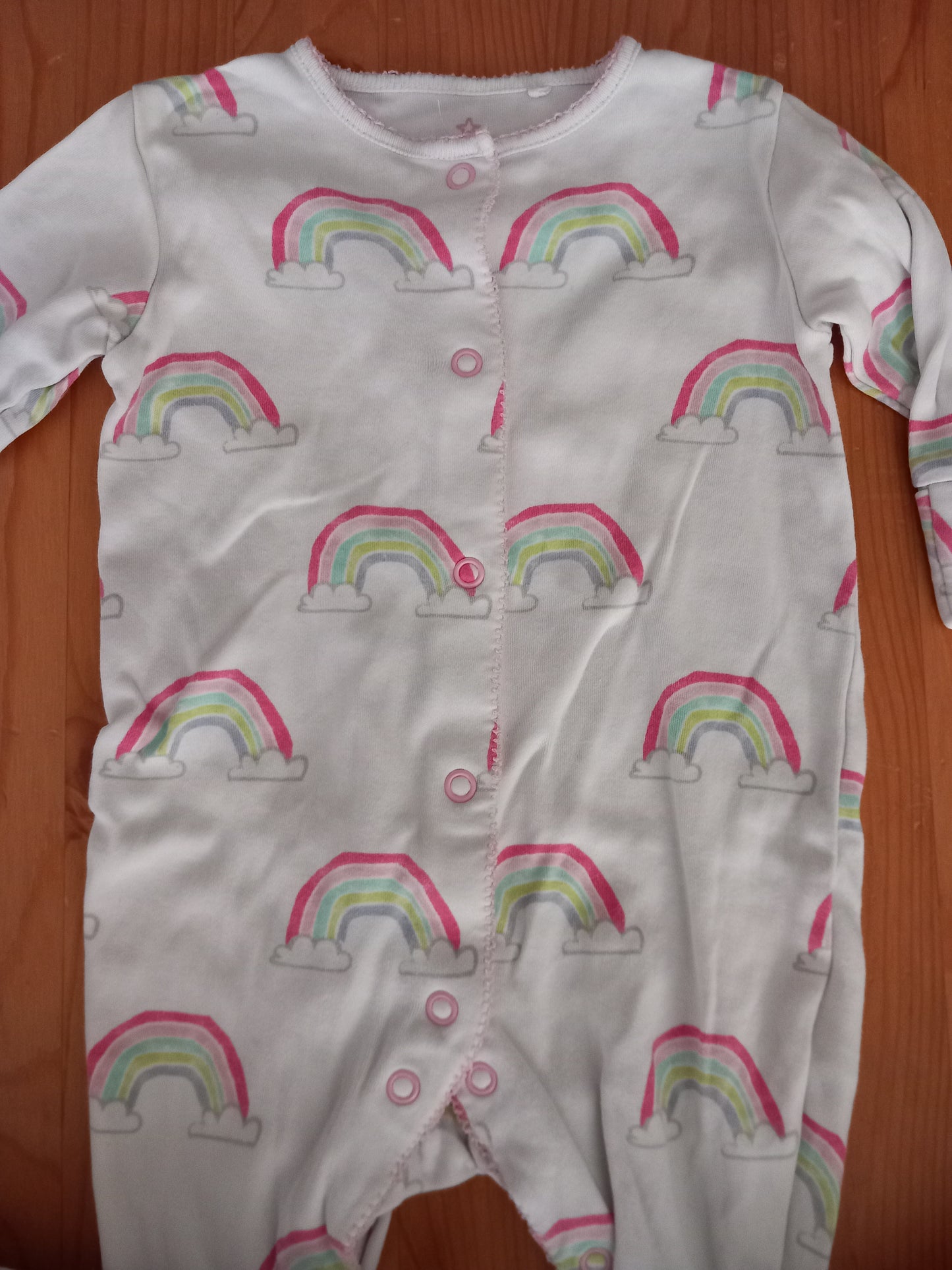 3 x Colourful Sleepsuits - Girls up to 3 months - Next