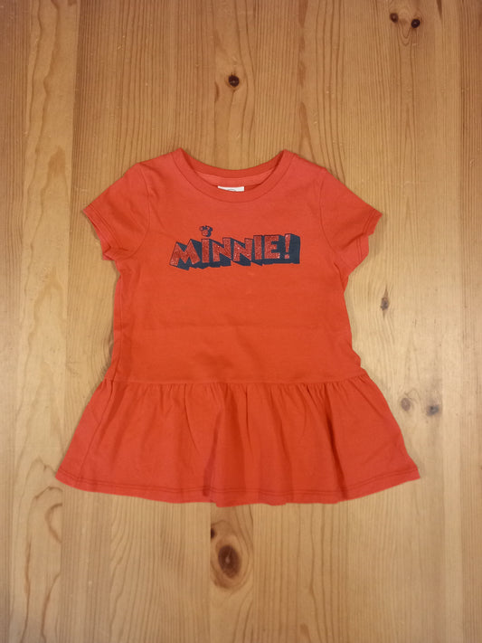 Dark Pink Minnie Mouse Short Sleeve Top - Girls 18-24 months - George