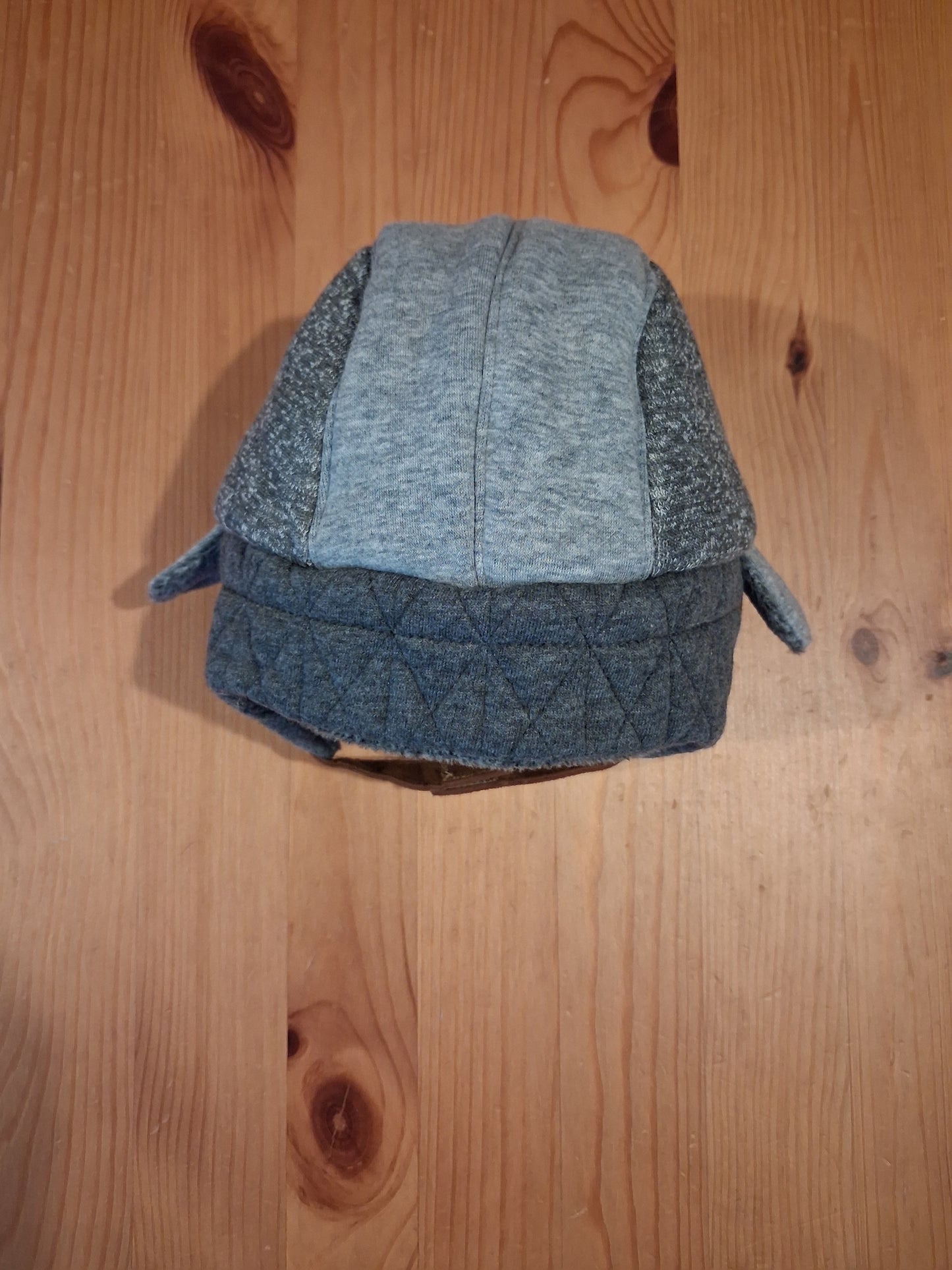 Grey Fleece Lined Hat With Chin Strap - Boys 3-9 months - Next