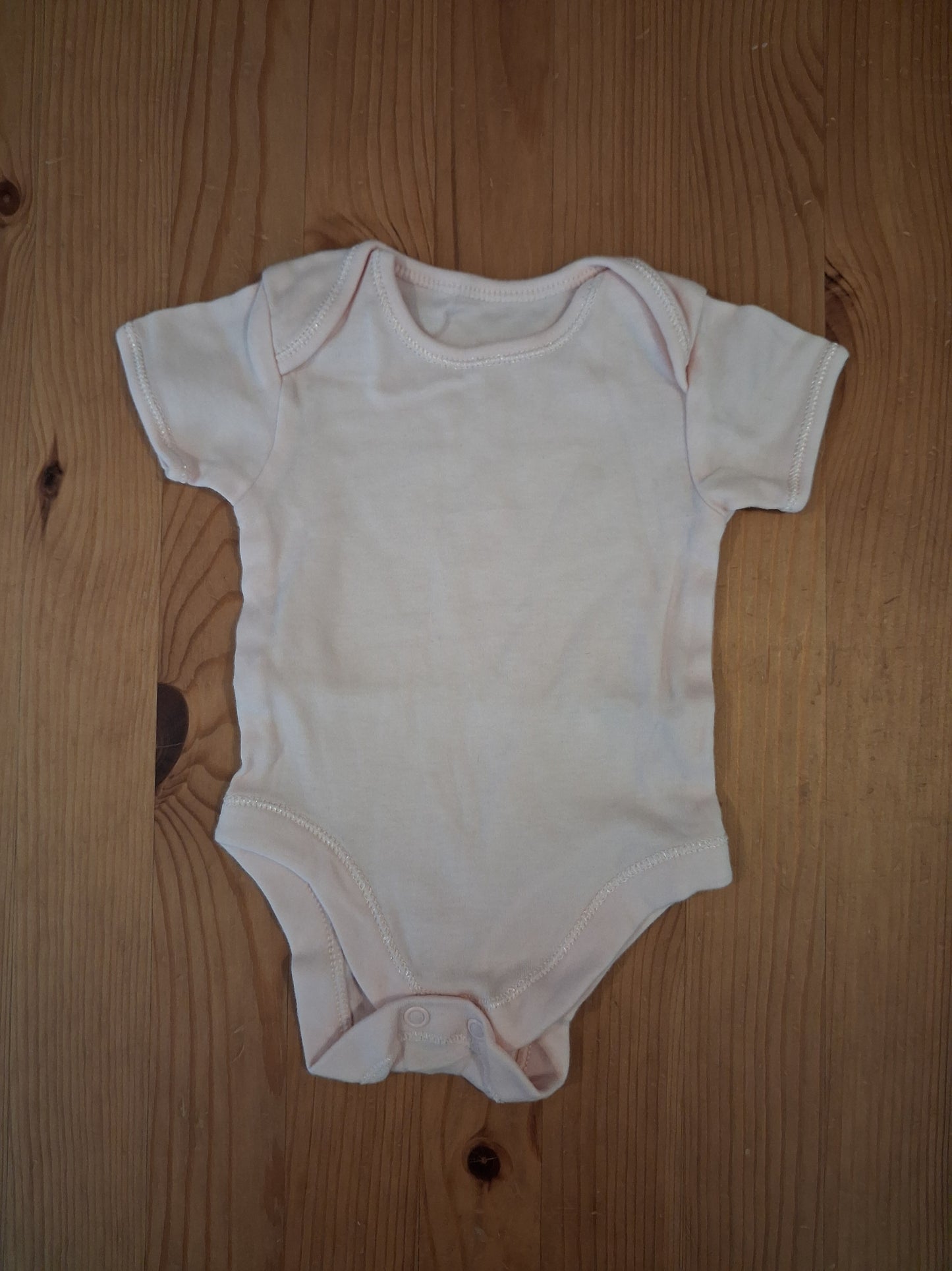 Light Pink Floral Dungarees & Short Sleeve Bodysuit Set - Girls 0-3 months - George