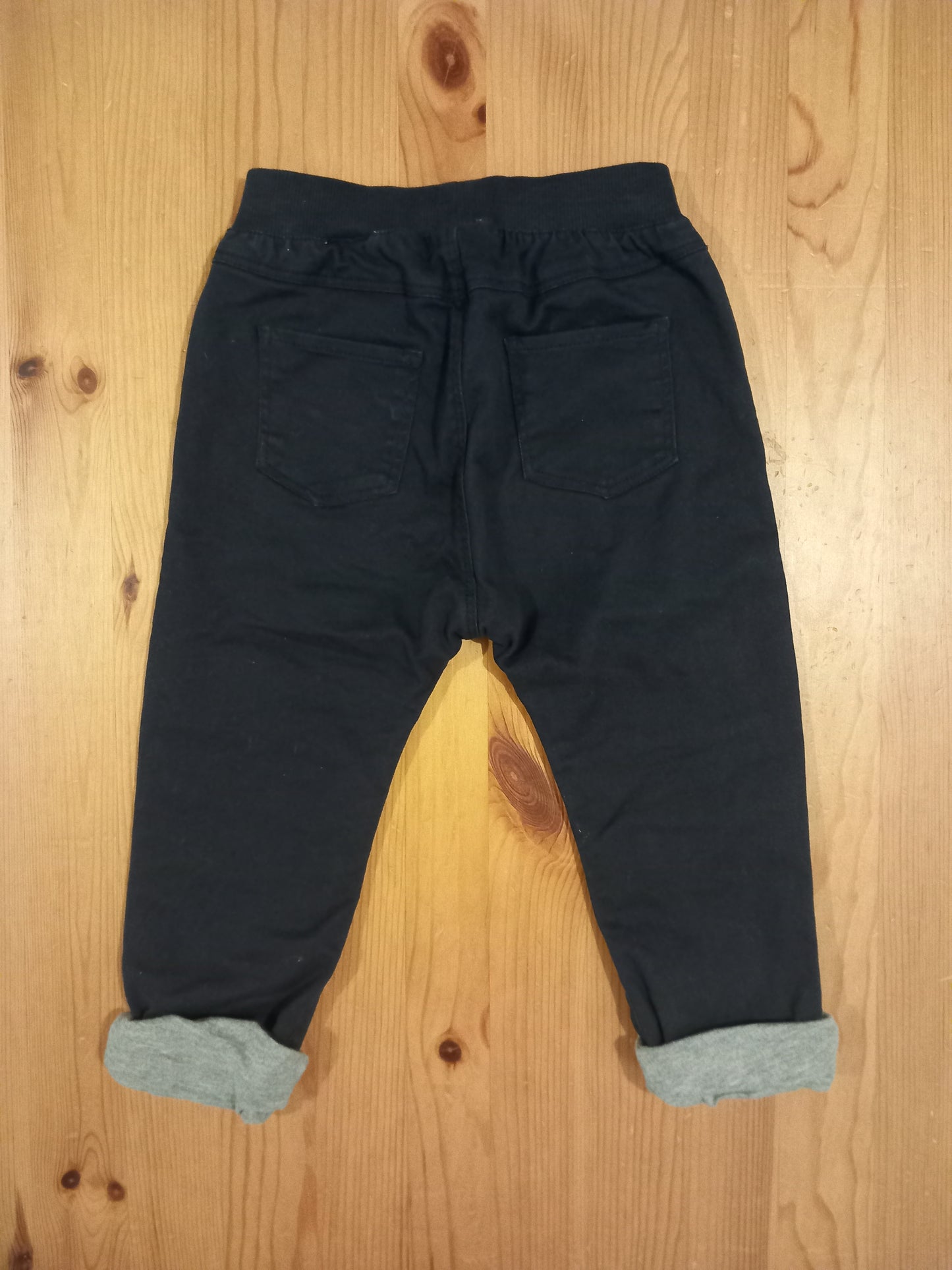 Lined Navy Trousers With Elasticated Waistband - Boys 18-24 months - H&M