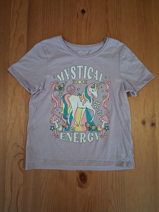 Light Purple 'Mystical Energy' Unicorn T-Shirt - Girls 7-8 years - Primark