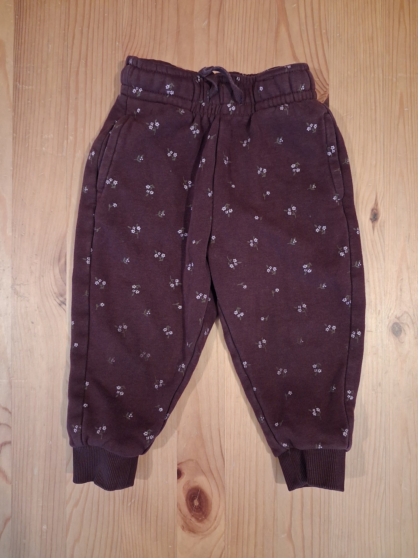 Purple Floral Joggers & Oversized Hoodie Set - Girls 12-18 months - George