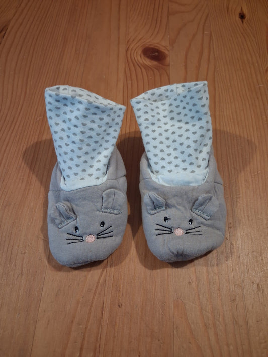 Mice Soft Baby Booties - Unisex 6-9 months - TU