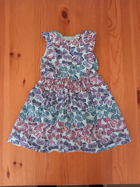 Butterflies Sleeveless Dress - Girls 18-24 months - Bluezoo