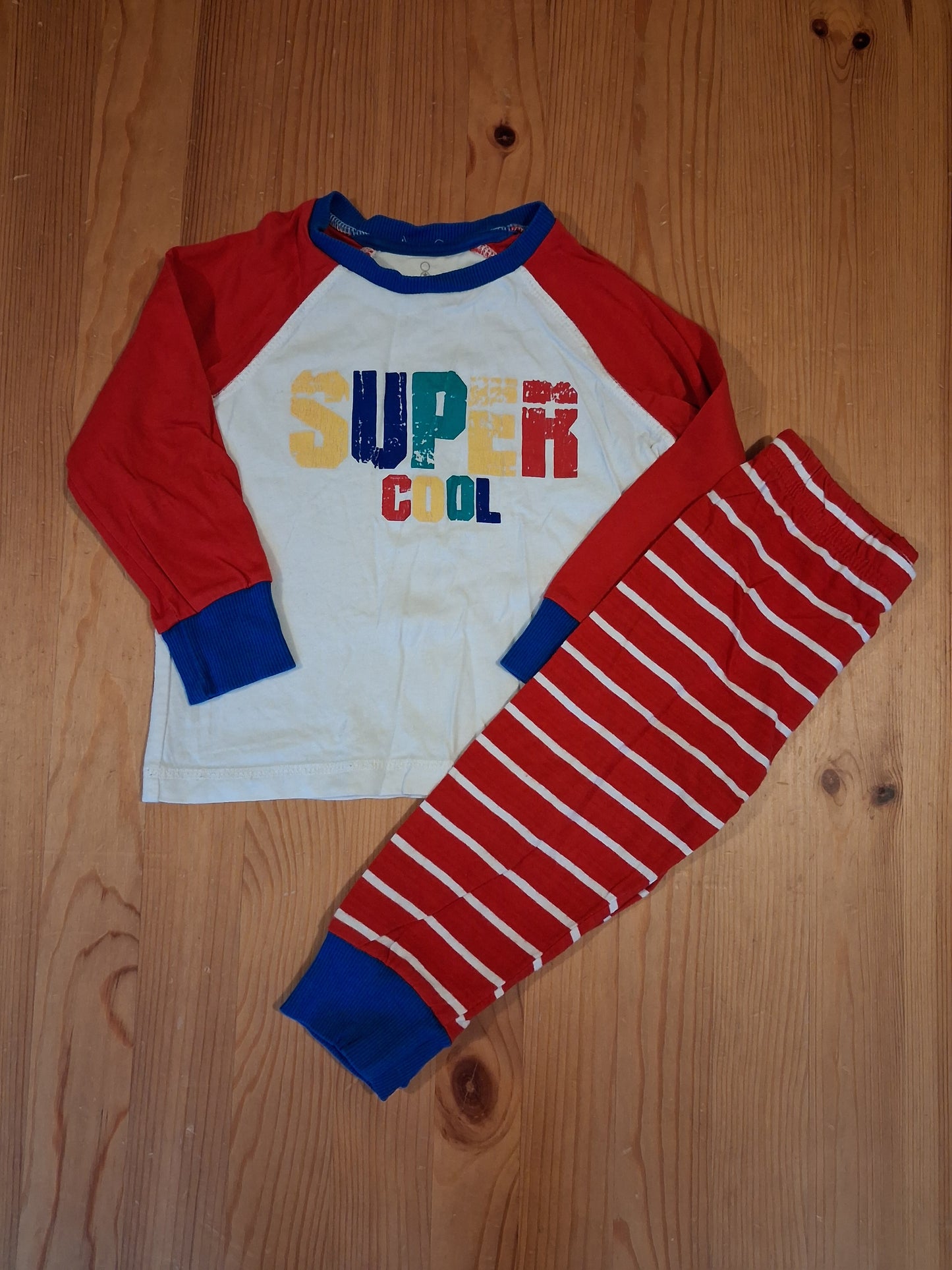 'Super Cool' Long Sleeve Pyjamas - Boys 18-24 months - Mothercare