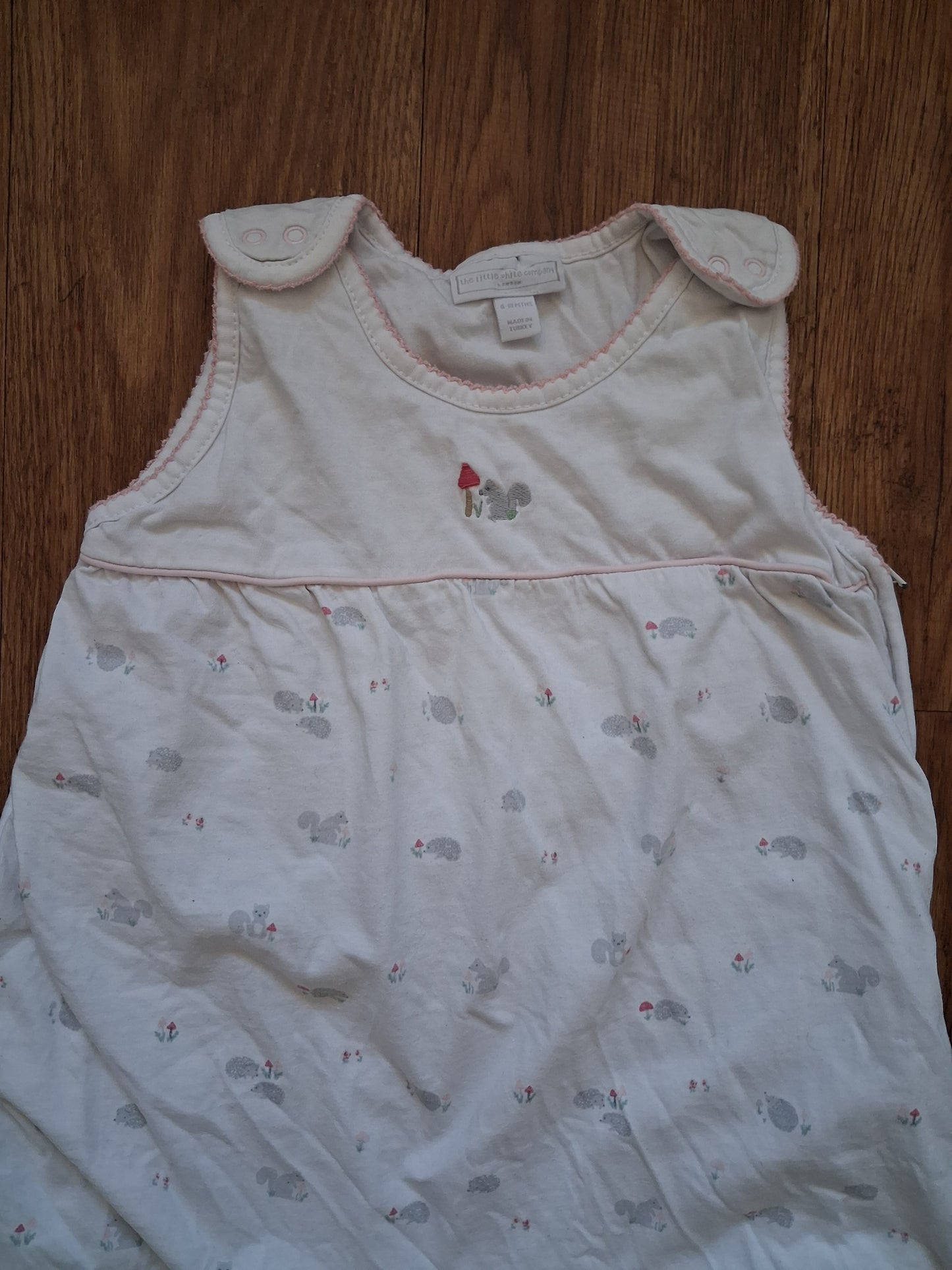 Squirrels & Hedgehogs 1.0 Tog Sleep Bag - Girls 6-18 months - The Little White Company