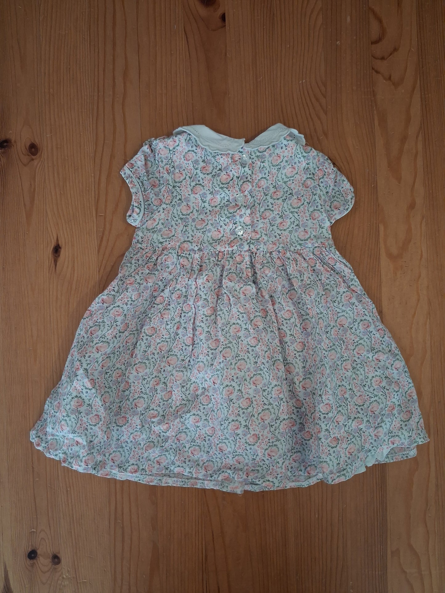 Floral Occasionwear Dress, Knickers & Hat - Girls 3-6 months - Mothercare