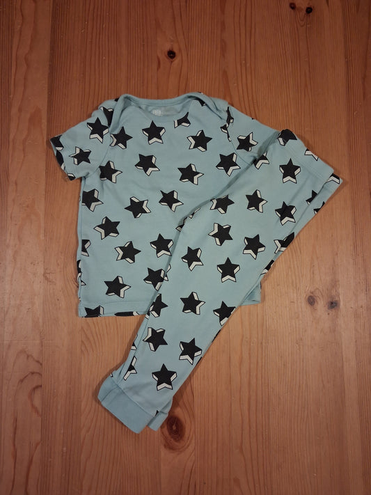 Light Blue Stars Pyjamas - Boys 18-24 months - F&F