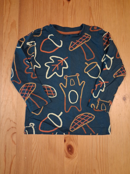 Navy Autumn Long Sleeve Top - Boys 2-3 years - Mothercare