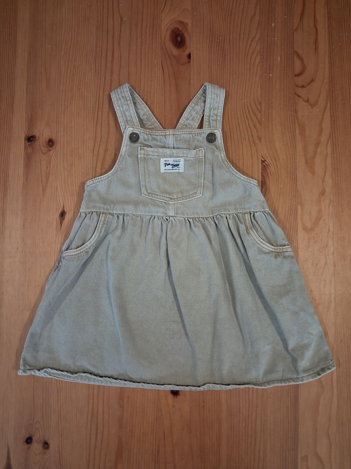 Distressed Look Pinafore Dress - Girls 18-24 months - H&M