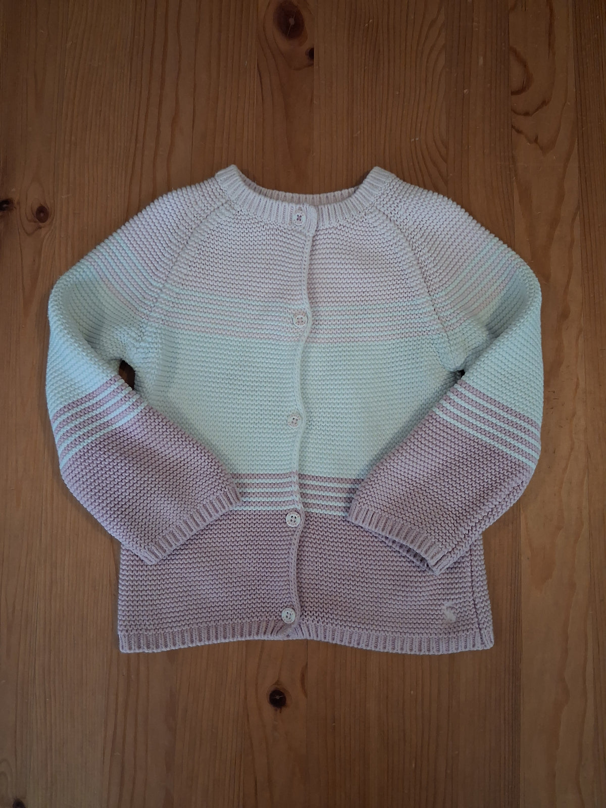 Pink Striped Cardigan - Girls 18-24 months - Joules