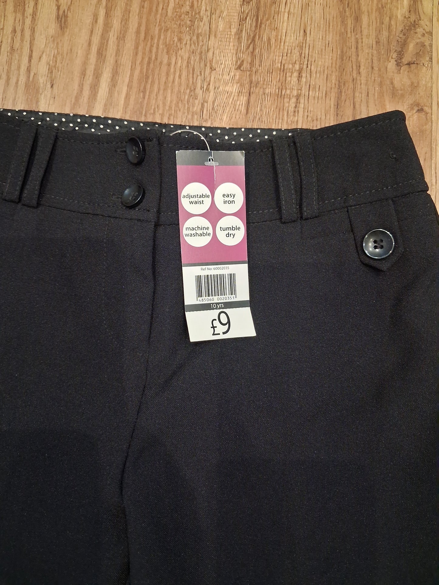 Black Trousers (BNWT) - Girls 10 years - Miss E-vie