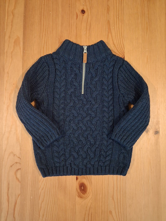 Navy Thick Knit Jumper - Boys 12-18 months - Next