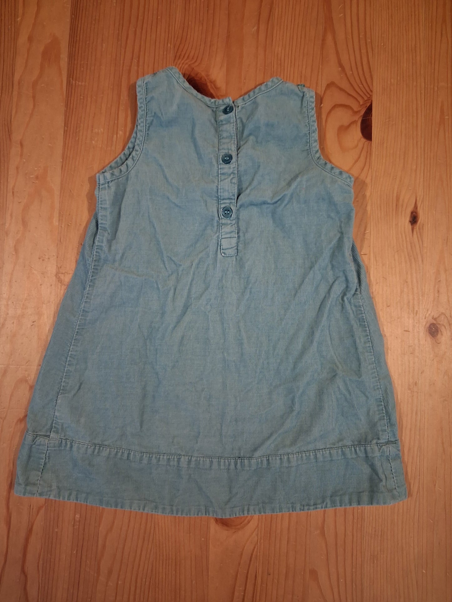 Fine Corduroy Ruffle Pinafore Dress - Girls 12-18 months - Next