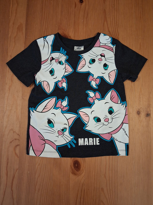 Dark Grey 'Marie' T-Shirt - Girls 5-6 years - Disney at Primark