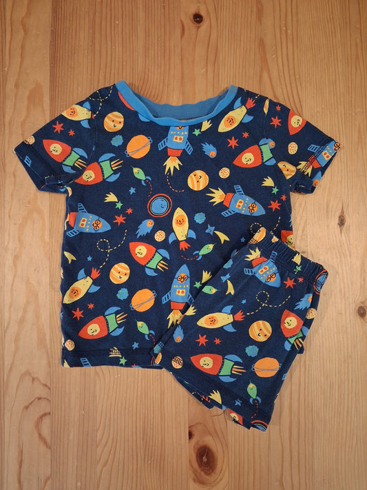 Rockets & Space Shorts Pyjamas - Boys 18-24 months - George