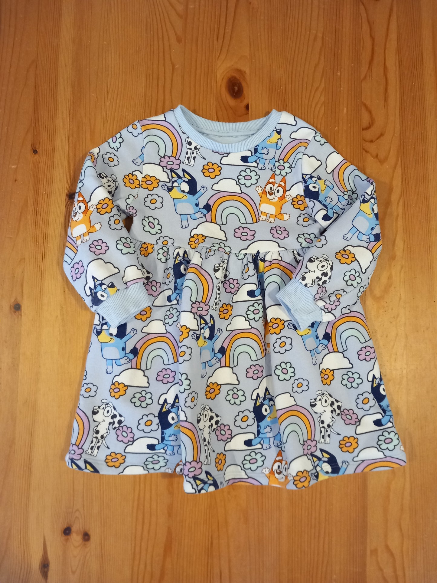 Long Sleeve Bluey Dress - Girls 2-3 years - F&F