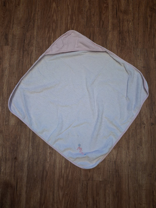 Light Pink 'Mini' Hooded Towel - Girls One Size - Mini Mode