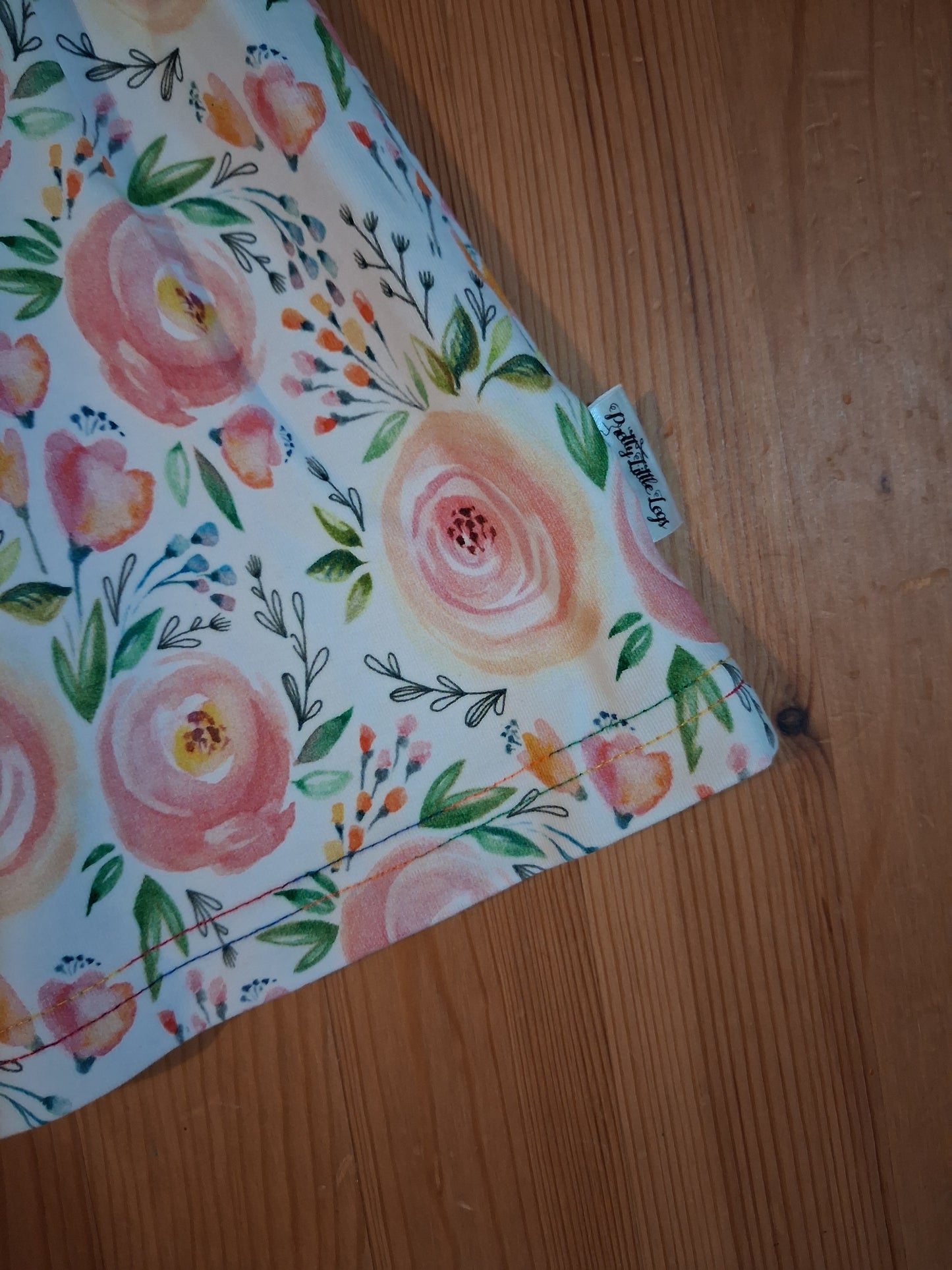 Handmade Floral Skirt With Elasticated Waistband - Girls 5-6 years - Pretty Little Legs