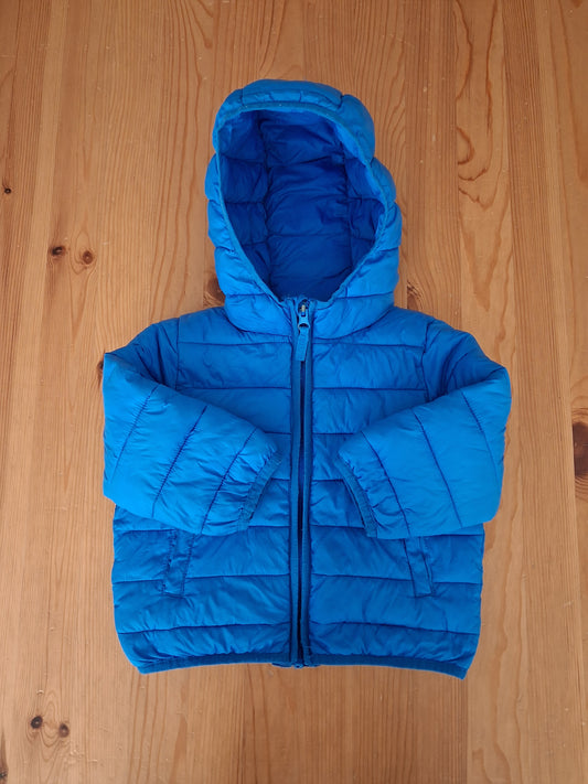 Blue Padded Coat - Boys 12-18 months - Mothercare