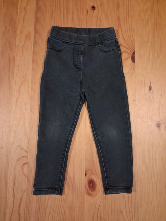 Grey Distressed Look Jeggings - Girls 18-24 months - George