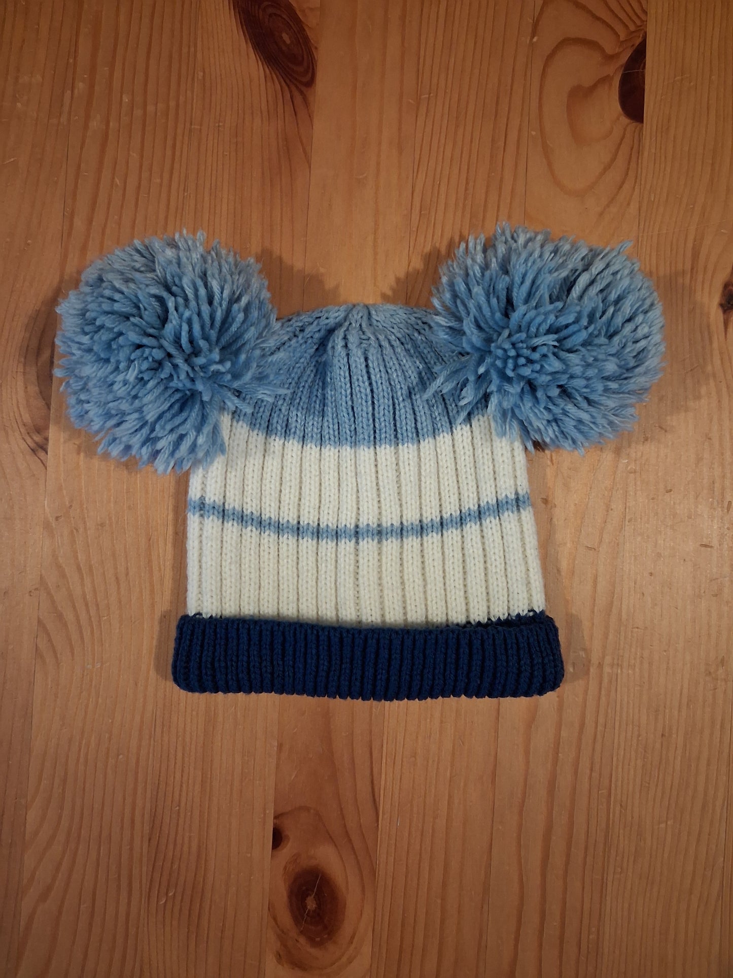 Striped Bobble Hat - Boys 12-18 months - George
