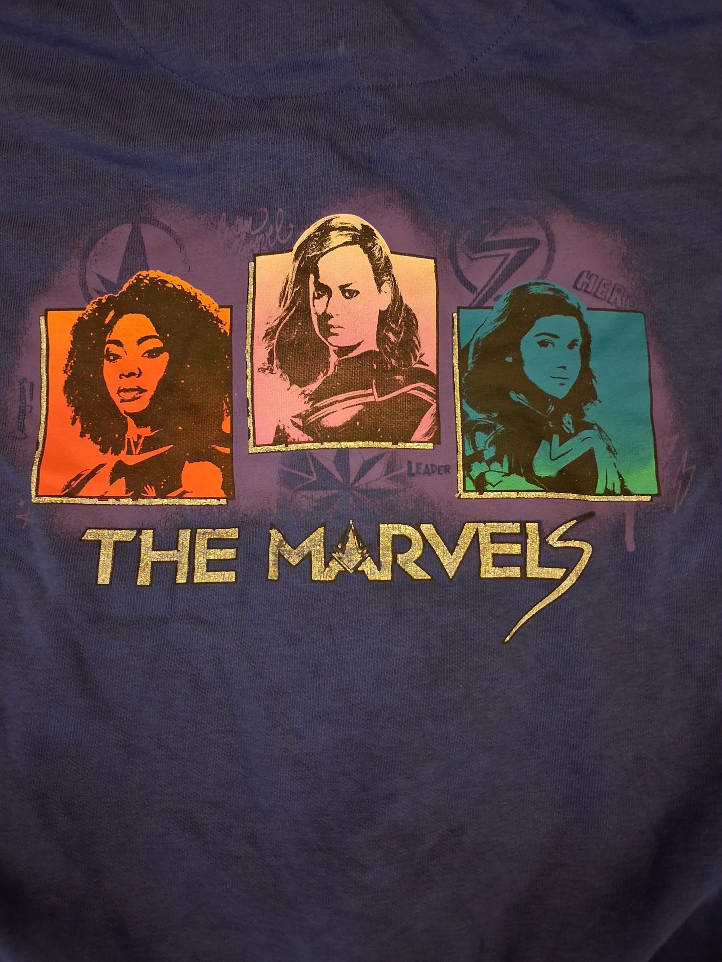 Purple 'The Marvels' Oversized Hoodie - Girls 9-10 years - M&S