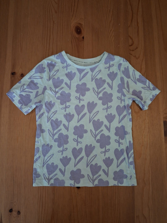 Light Purple Flowers Pyjama Top - Girls 6-7 years - TU