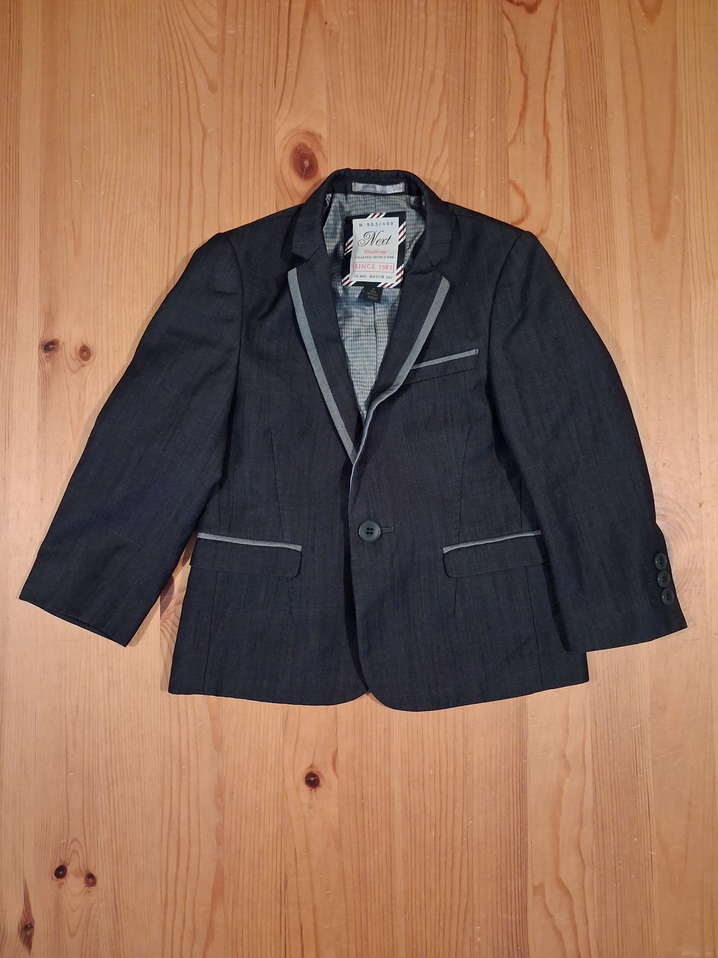 Charcoal Jacket & Waistcoat Set - Boys 4 years - Next Tailoring