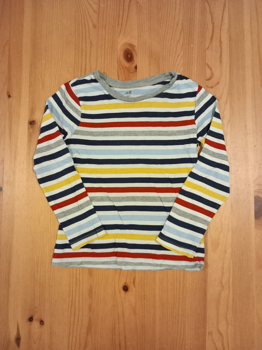 Colourful Striped Long Sleeve Top - Boys 6-8 years - H&M