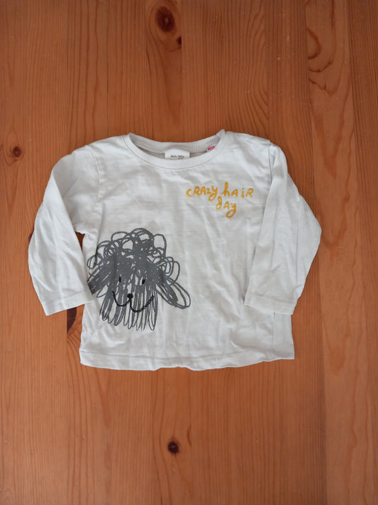 'Crazy Hair Day' Long Sleeve Top - Boys 3-6 months - Zara Baby
