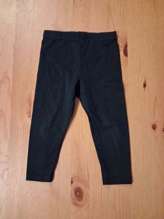 Black Leggings - Unisex 9-12 months - F&F