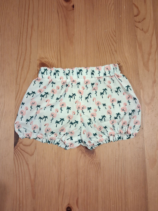Handmade Flamingos Shorts - Girls 2-3 years - Mini By Megan Turner