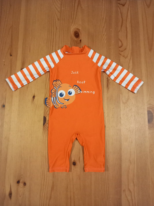 Nemo Sun/Swim/Beach Suit - Unisex 3-6 months - Disney Baby at George